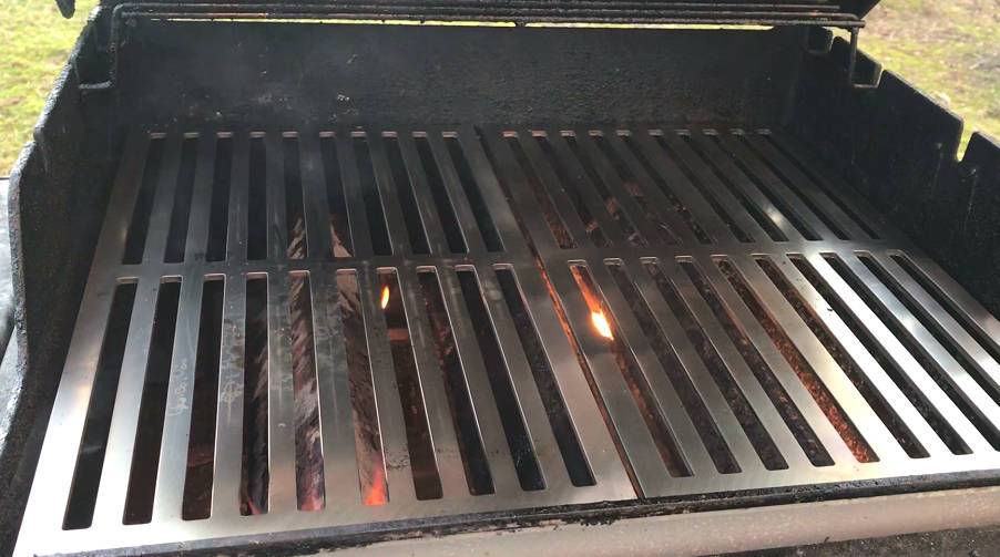 parrilla de acero inoxidable para barbacoa