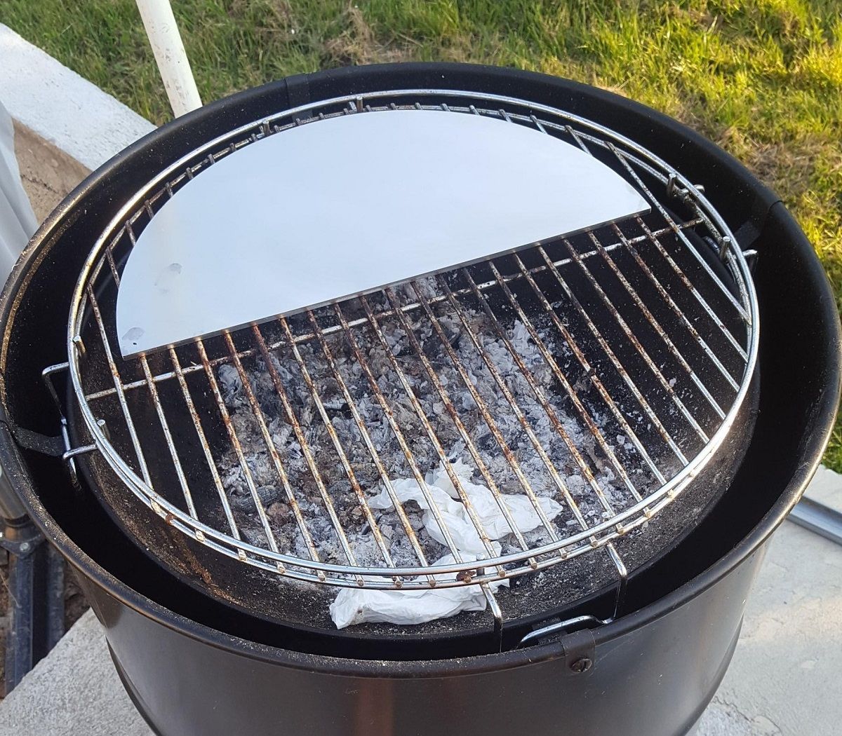 Plancha sobre barbacoa